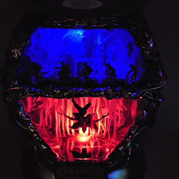 Bath & Body Works Stranger Things Light Up 3-Wick Candle Holder The Upside Down - Picture 7 of 7